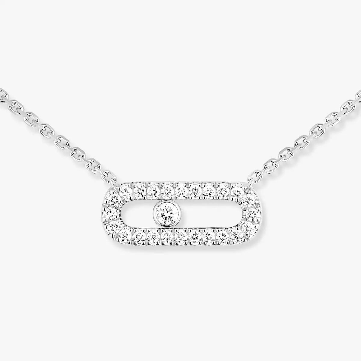 [Cadisa]Diamond Necklace Move Uno