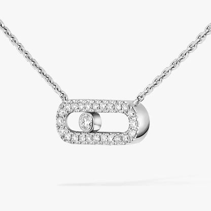 [Cadisa]Diamond Necklace Move Uno