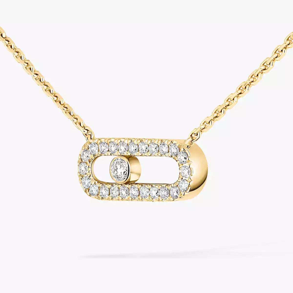 [Cadisa]Diamond Necklace Move Uno