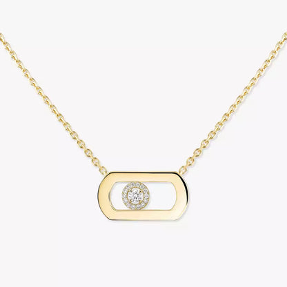 [Cadisa]So Move Diamond Necklace in Gold