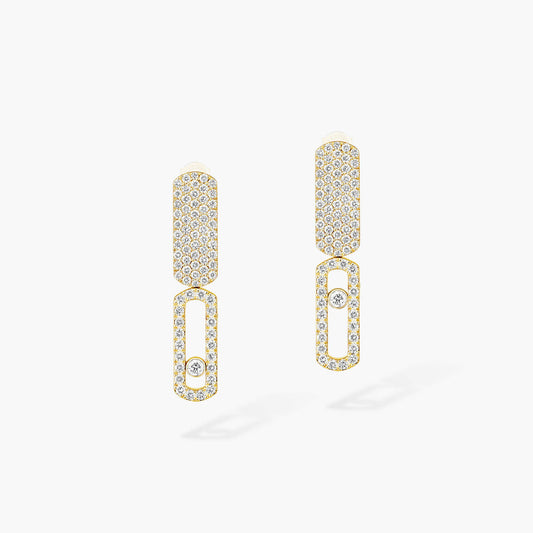 [Cadisa]Imperial Move SM Diamond Earrings