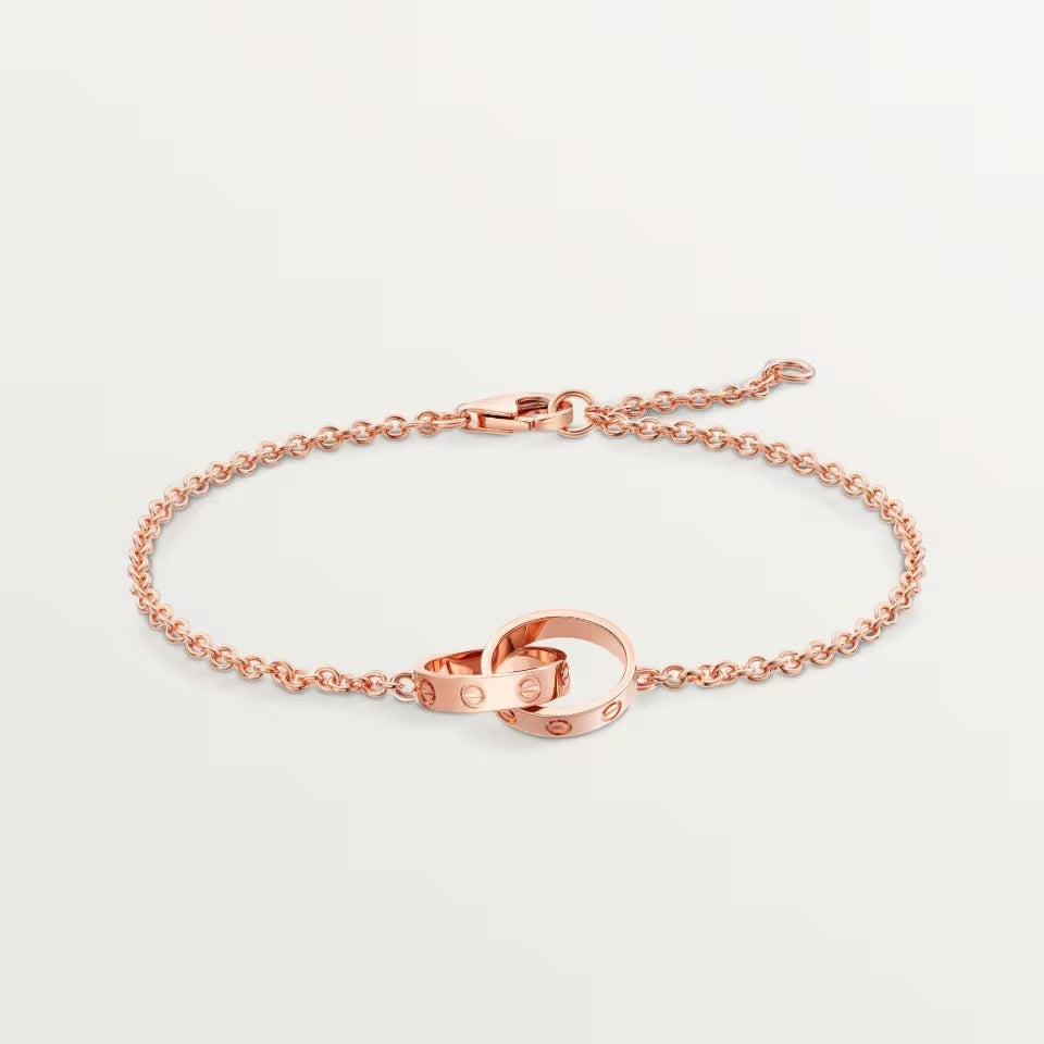 [Gaonasi Jewelry]LOVE BRACELET DOUBLE RING