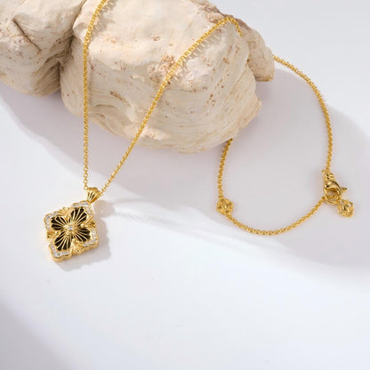 [Cadisa JEWELRY] OPERA TULLE ENAMEL NECKLACE
