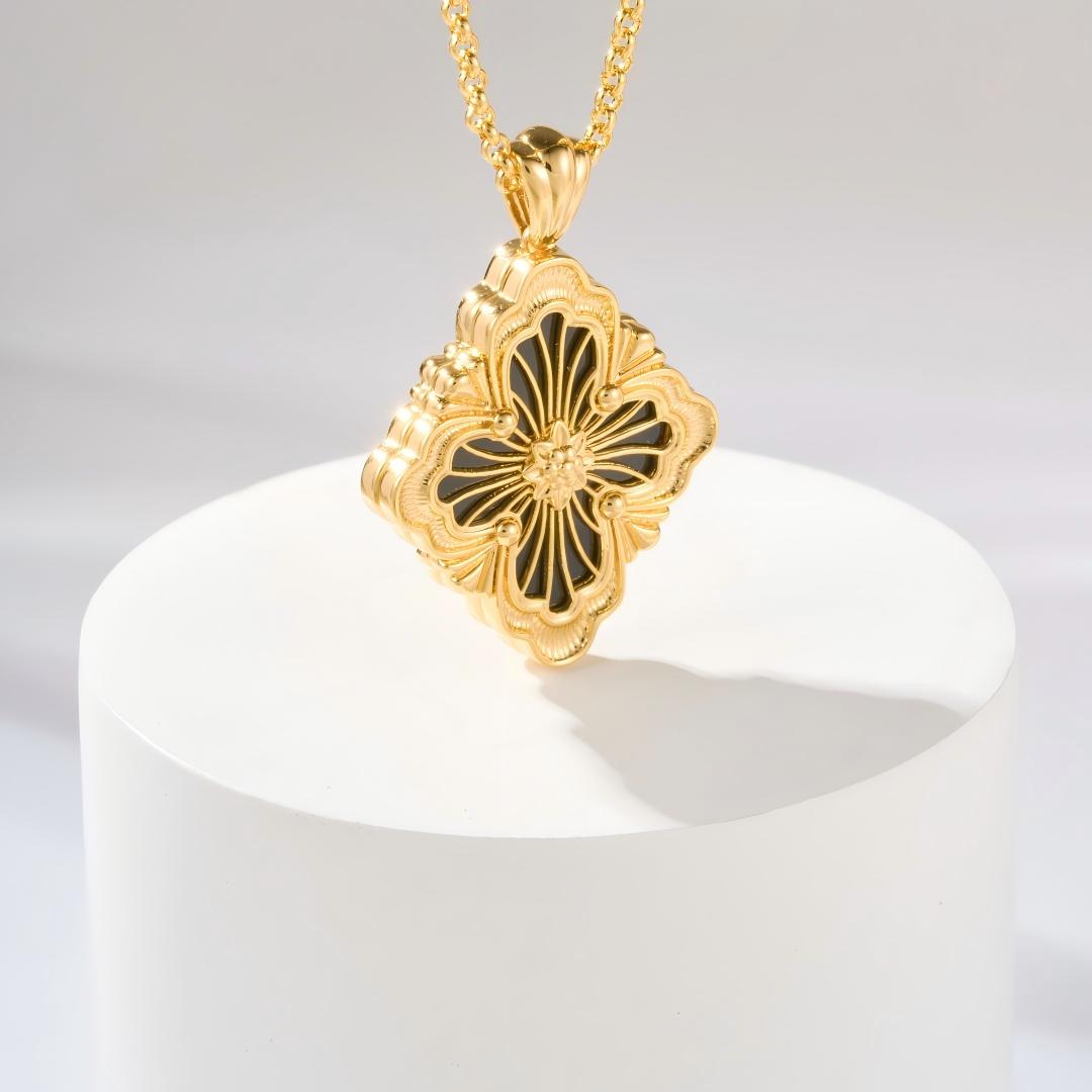 [Cadisa JEWELRY] OPERA TULLE ENAMEL NECKLACE