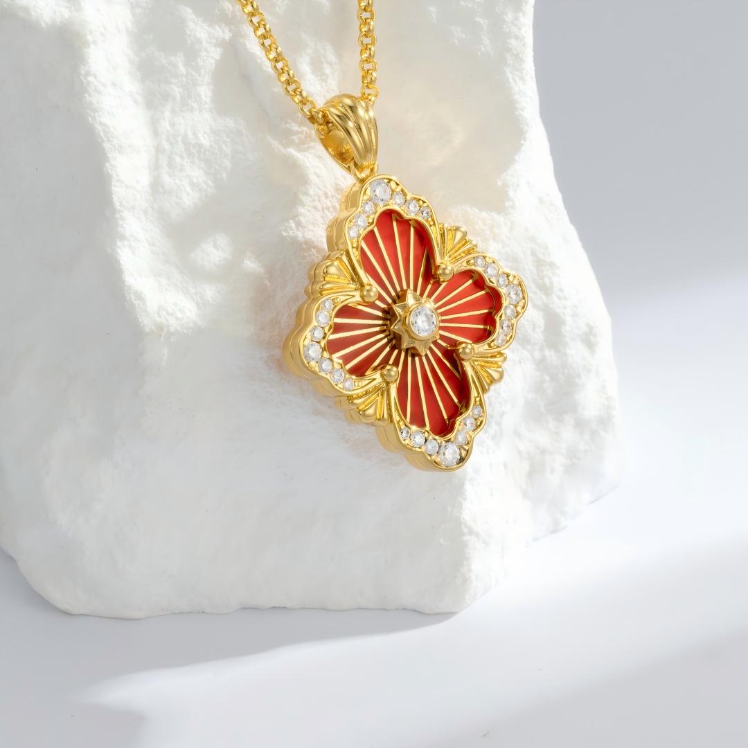 [Cadisa JEWELRY] OPERA TULLE ENAMEL NECKLACE