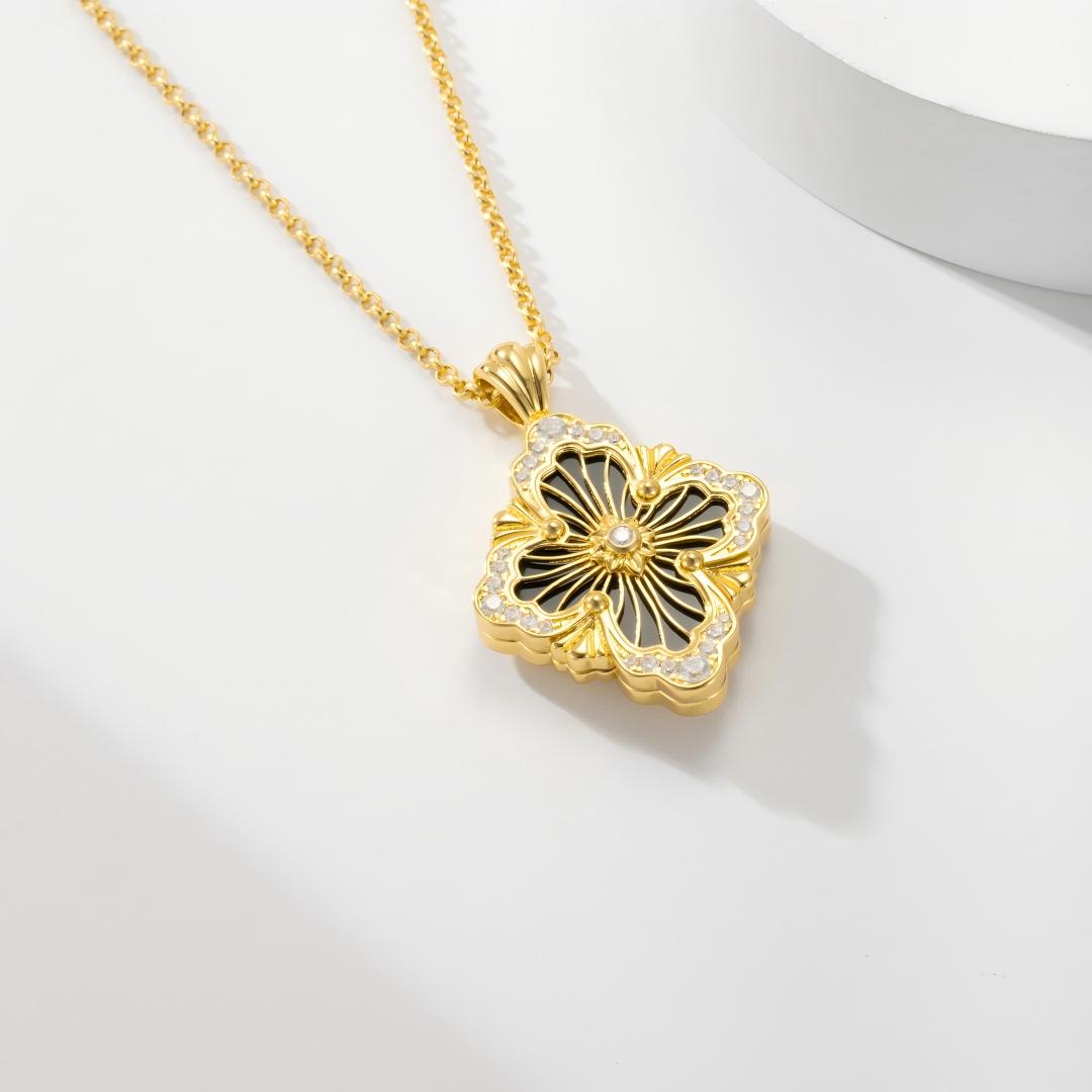 [Cadisa JEWELRY] OPERA TULLE ENAMEL NECKLACE