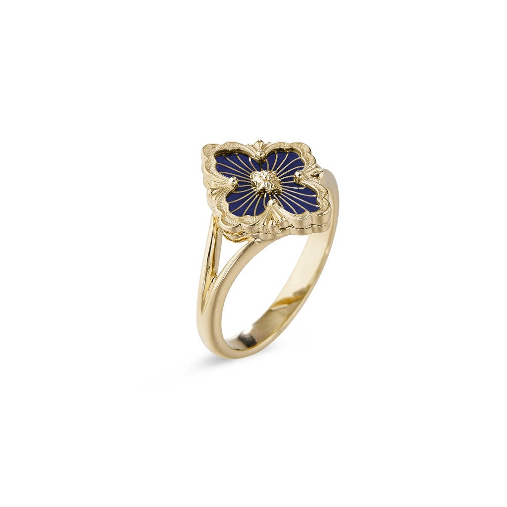 [Cadisa JEWELRY] OPERA TULLE  RING WITH  ENAMEL BACKGROUND