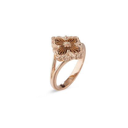 [Cadisa JEWELRY] OPERA TULLE  RING WITH  ENAMEL BACKGROUND