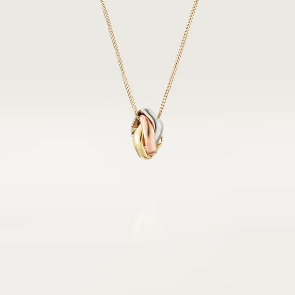 [Gaonasi Jewelry]TRINITY CUSHION NECKLACE COLLECTION