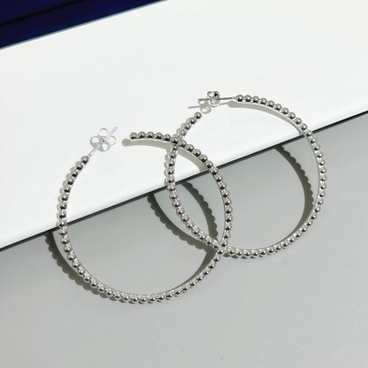 [GAONASI] SMOOTH BEAD STUD EARRINGS