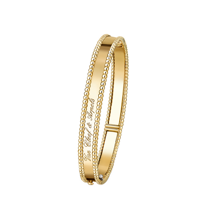 [Cadisa]CLOVER PERLEE BRACELET SIGNATURE ENGRAVING SERIES