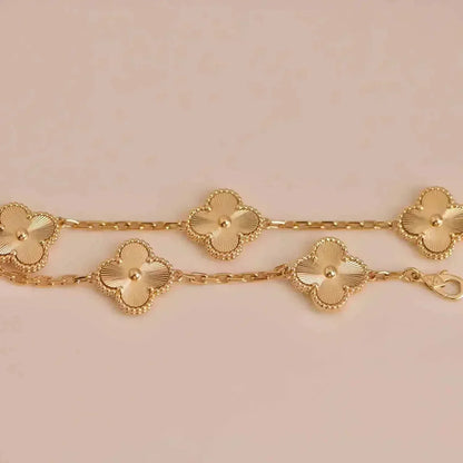[Gaonasi] CLOVER 5 MOTIF LASER BRACELET COLLECTION