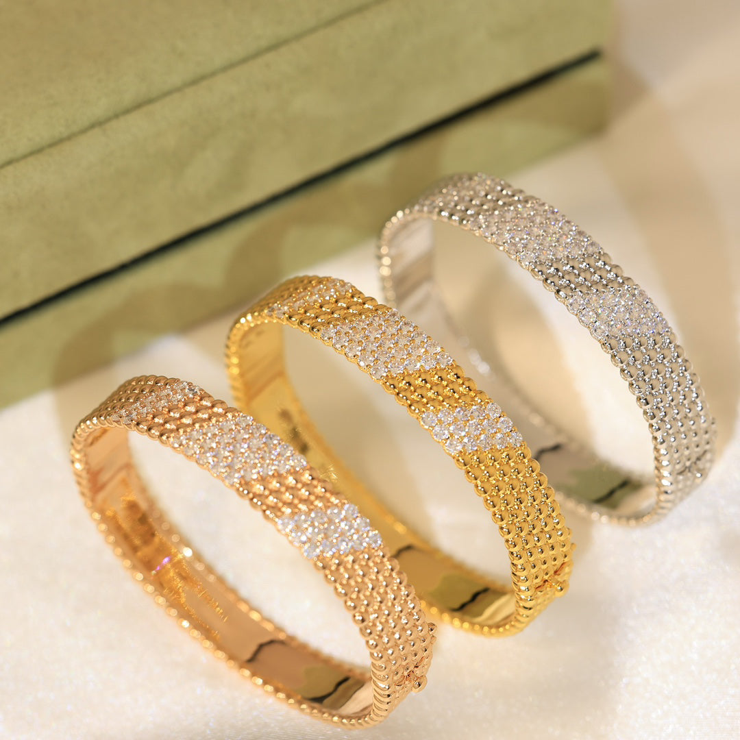 [GAONASI]  FIVE-ROW DIAMOND BRACELET
