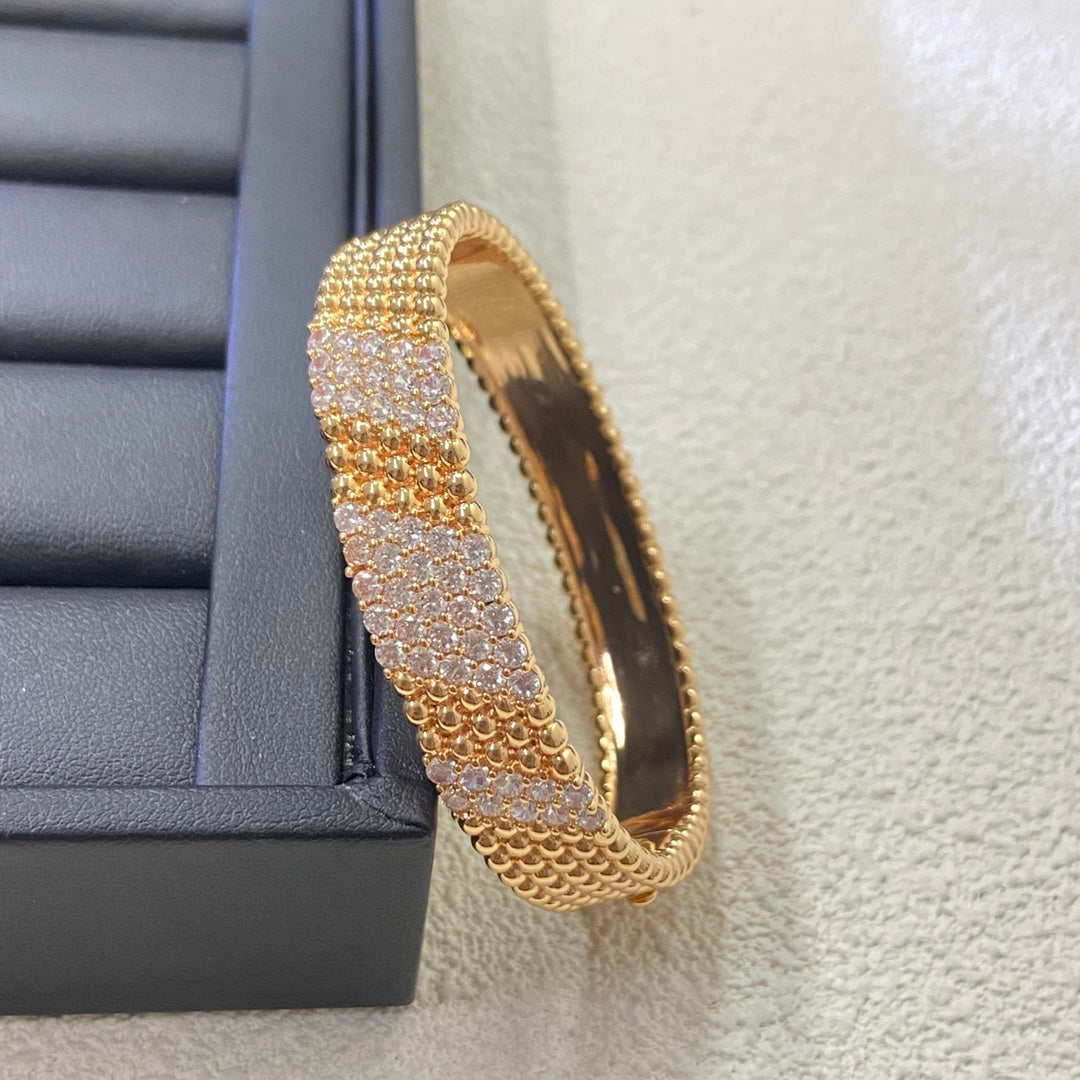 [GAONASI]  FIVE-ROW DIAMOND BRACELET