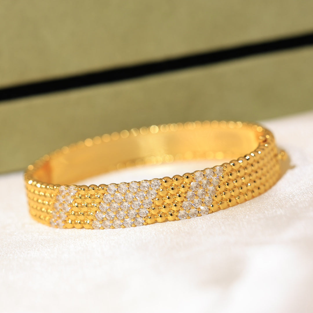 [GAONASI]  FIVE-ROW DIAMOND BRACELET