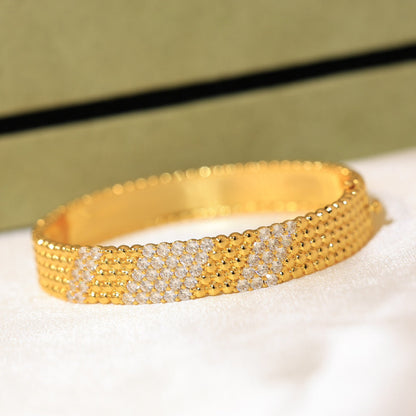 [GAONASI]  FIVE-ROW DIAMOND BRACELET