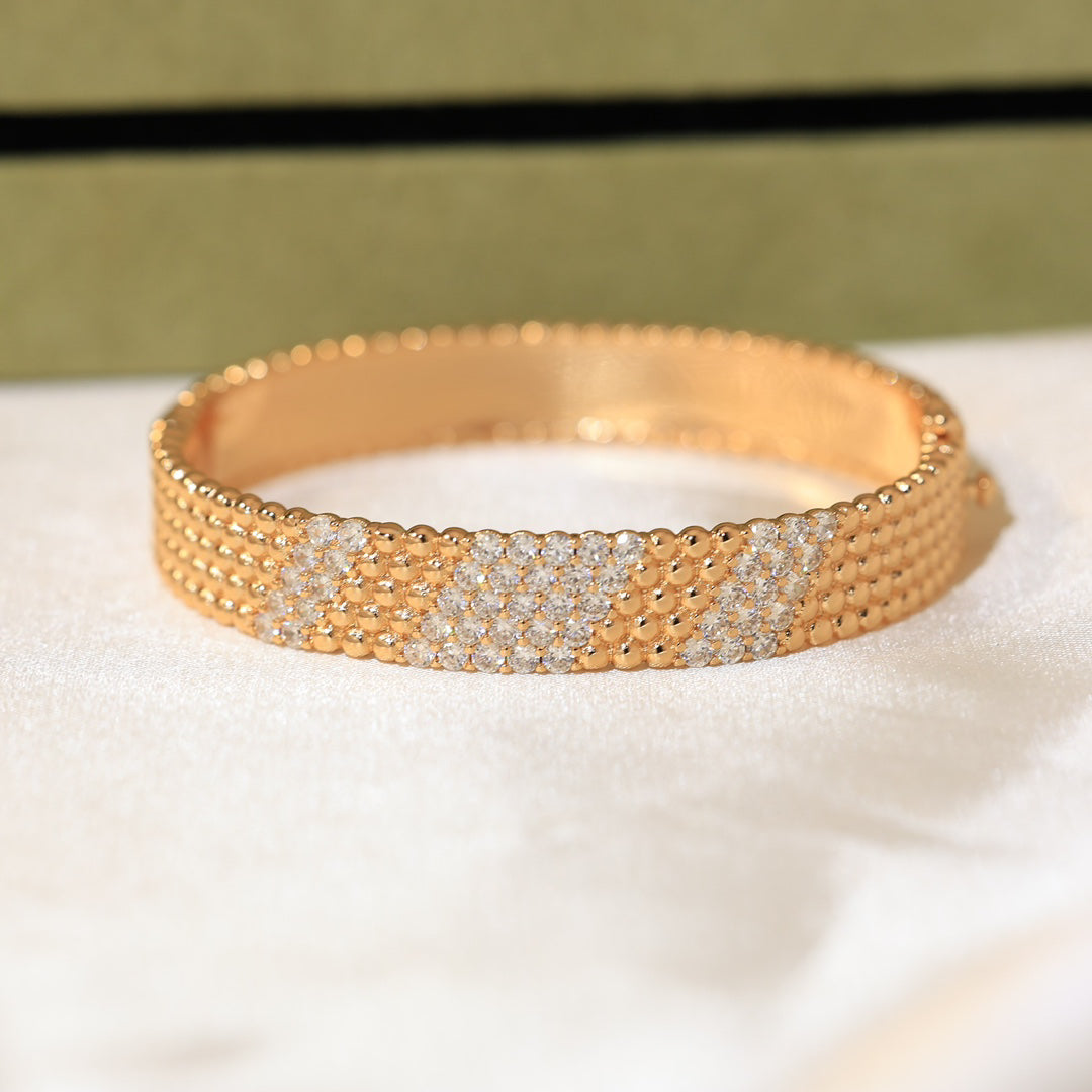 [GAONASI]  FIVE-ROW DIAMOND BRACELET