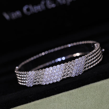 [GAONASI]  FIVE-ROW DIAMOND BRACELET