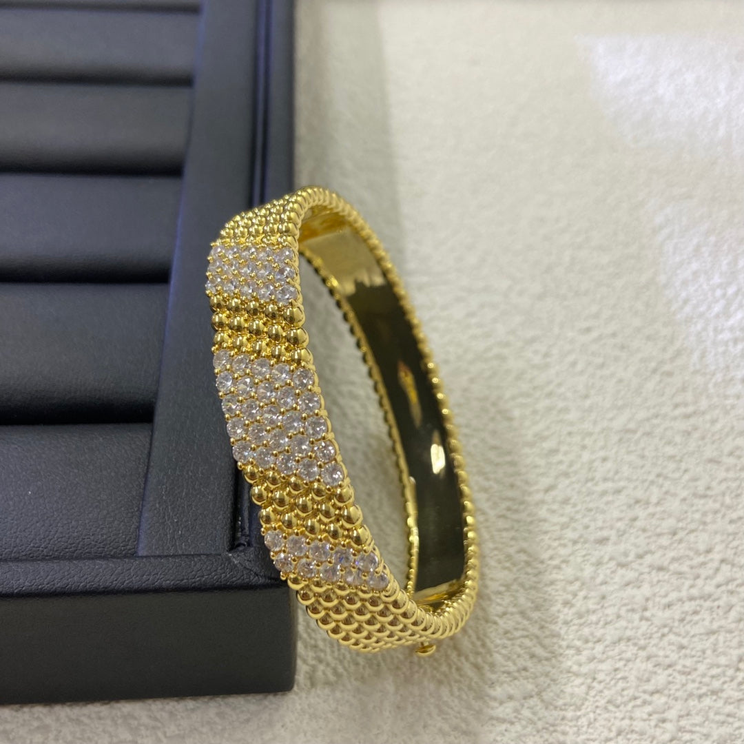 [GAONASI]  FIVE-ROW DIAMOND BRACELET