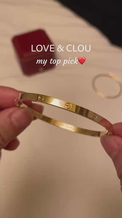 [Cadisa] LOVE & JUSTE Classic Bracelet Stack Set
