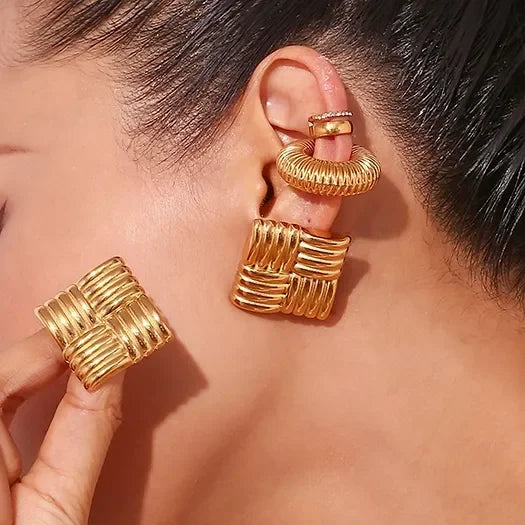 [Gaonasi]Cindy Gold Earrings