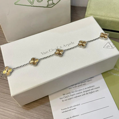[Gaonasi] CLOVER 5 MOTIF LASER BRACELET COLLECTION
