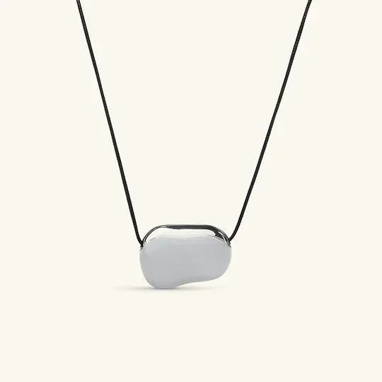 [Gaonasi]Cord Pebble Pendant