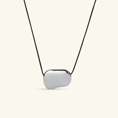 [Gaonasi]Cord Pebble Pendant