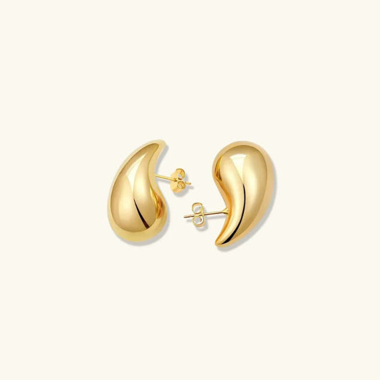 [Gaonasi]Sandra Teardrop Gold Earrings