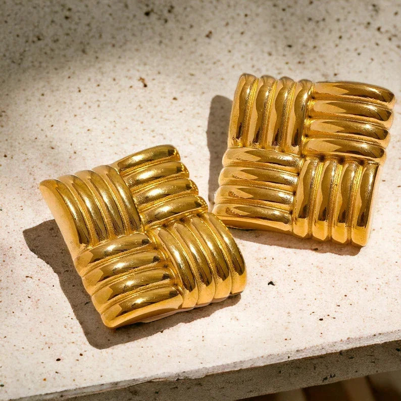[Gaonasi]Cindy Gold Earrings