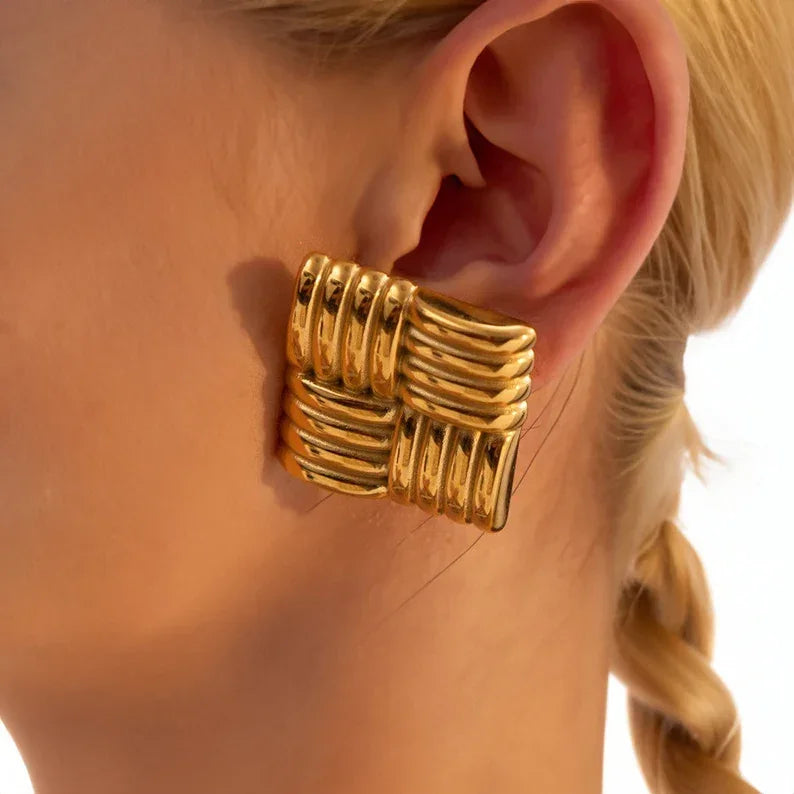 [Gaonasi]Cindy Gold Earrings