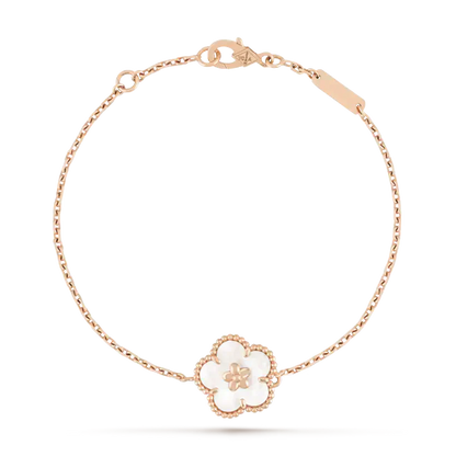 [Gaonasi]LUCKY WHITE MOP PLUM BLOSSOM  BRACELET