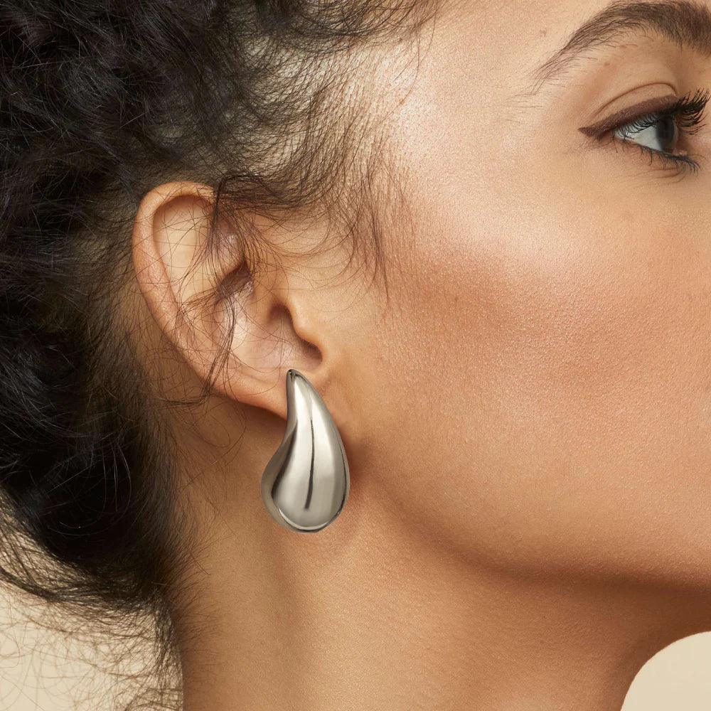 [Gaonasi]Sandra Teardrop Gold Earrings