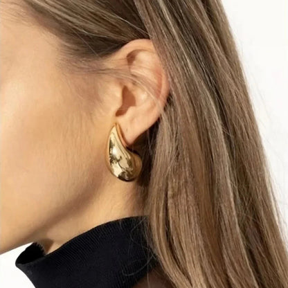 [Gaonasi]Sandra Teardrop Gold Earrings