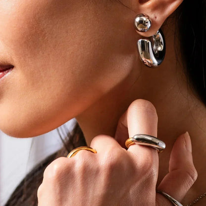 [Gaonasi]Seren Two Tone Gold Ring