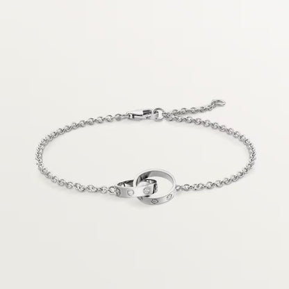 [Gaonasi Jewelry]LOVE BRACELET DOUBLE RING