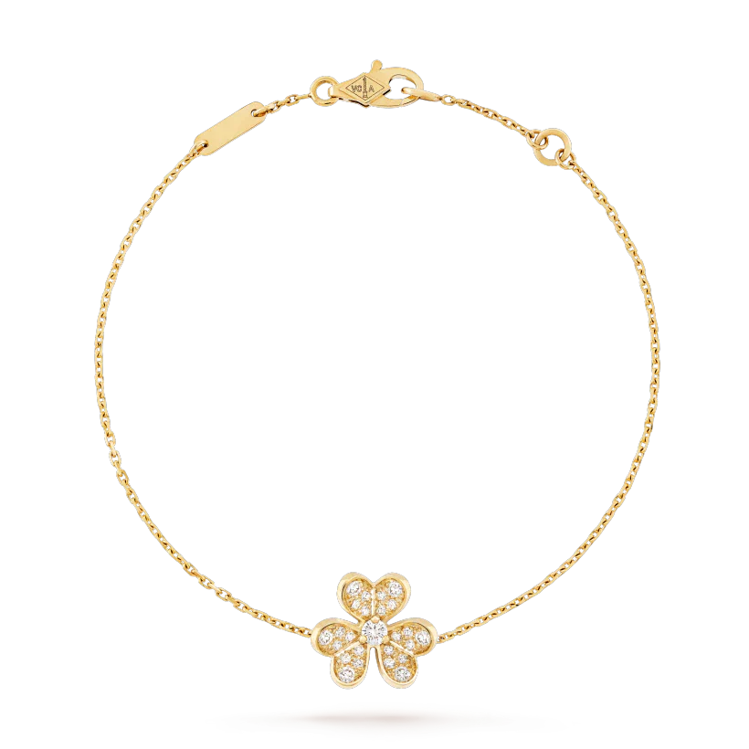 [Gaonasi]FRIVOLE GOLD FLOWER DIAMOND BRACELET
