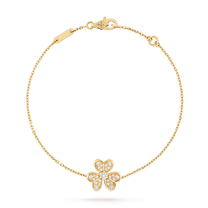[Gaonasi]FRIVOLE GOLD FLOWER DIAMOND BRACELET