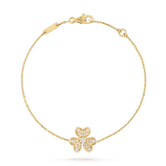 [Gaonasi]FRIVOLE GOLD FLOWER DIAMOND BRACELET