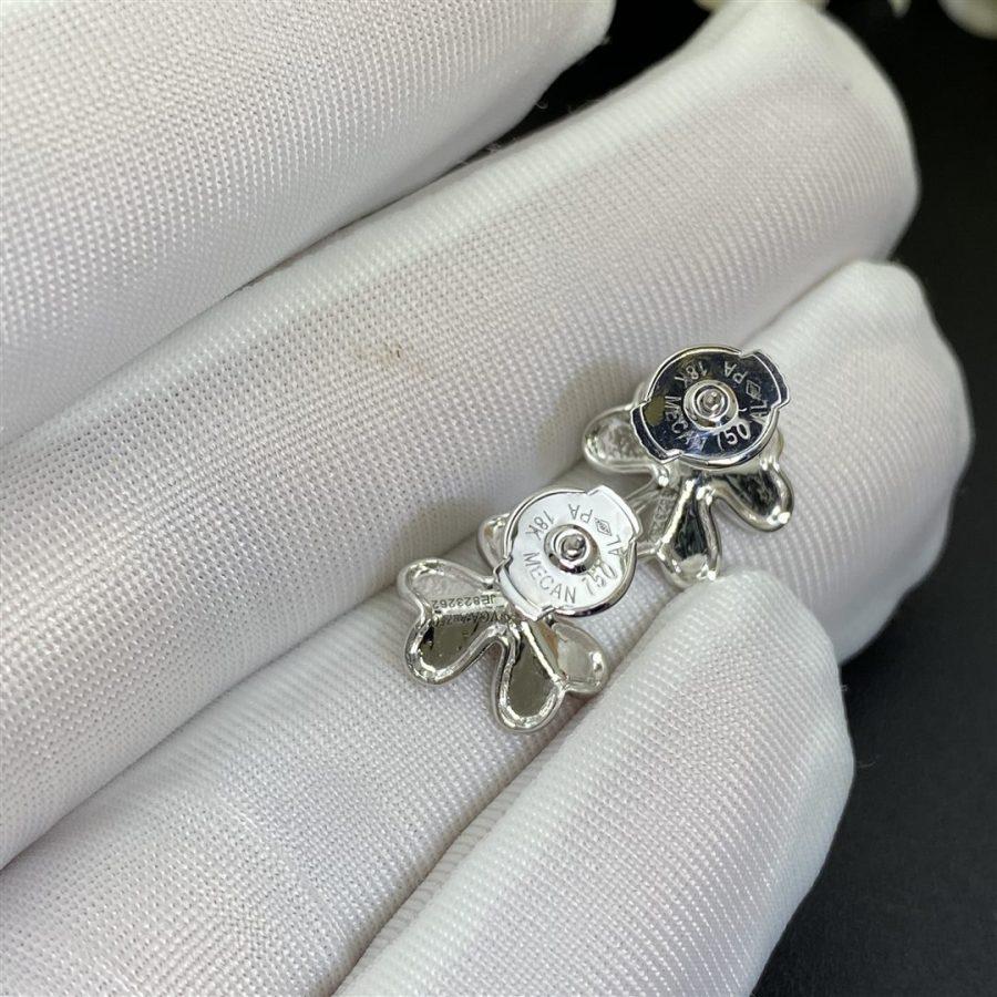 [Gaonasi]FRIVOLE MINI SILVER FLOWER EARRINGS