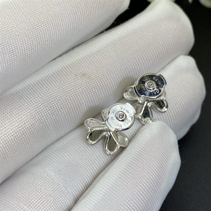 [Gaonasi]FRIVOLE MINI SILVER FLOWER EARRINGS