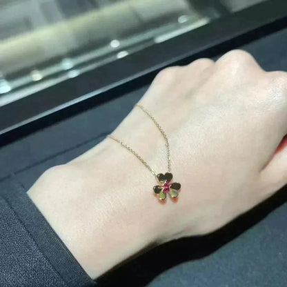 [Gaonasi]FRIVOLE GOLD FLOWER NECKLACE