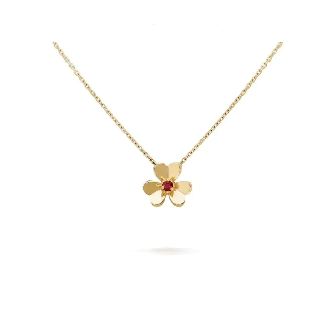 [Gaonasi]FRIVOLE GOLD FLOWER NECKLACE