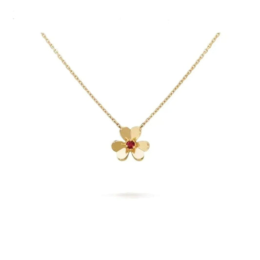 [Gaonasi]FRIVOLE GOLD FLOWER NECKLACE