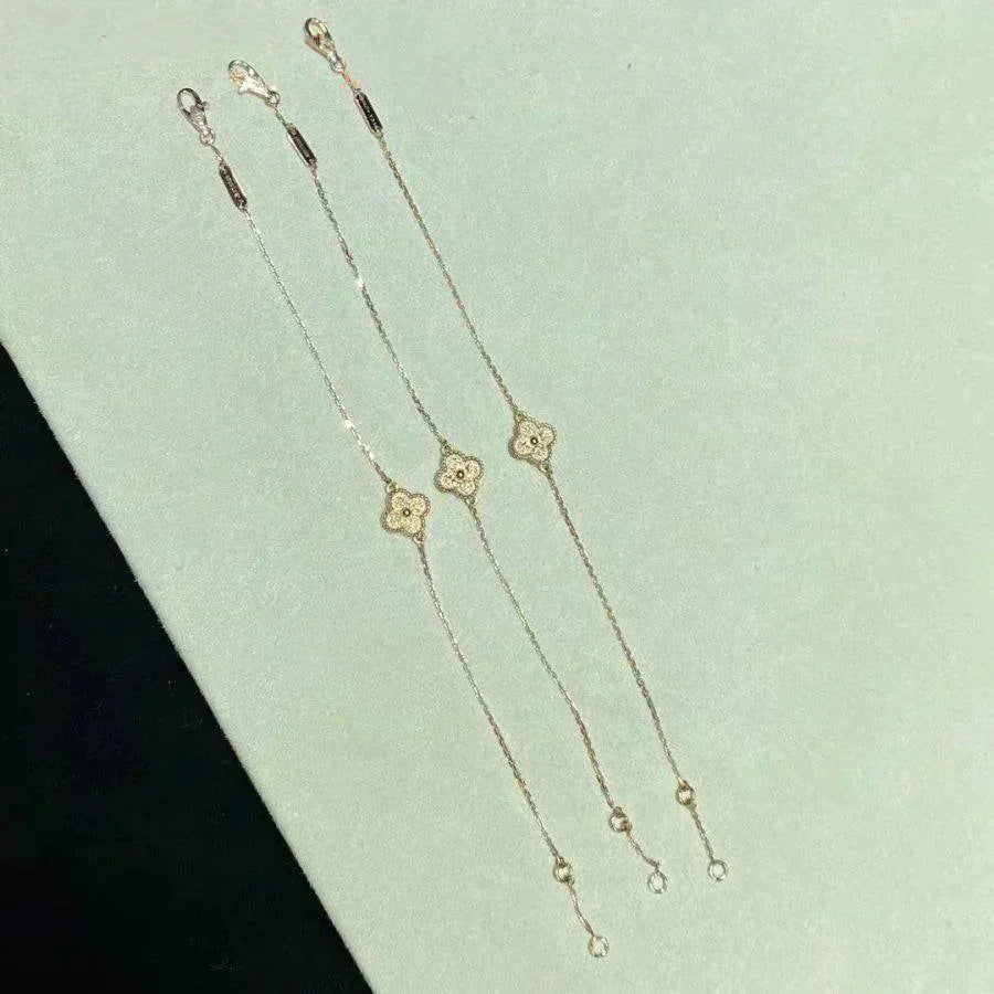 [Gaonasi]CLOVER SINGLE FLOWER BRACELET