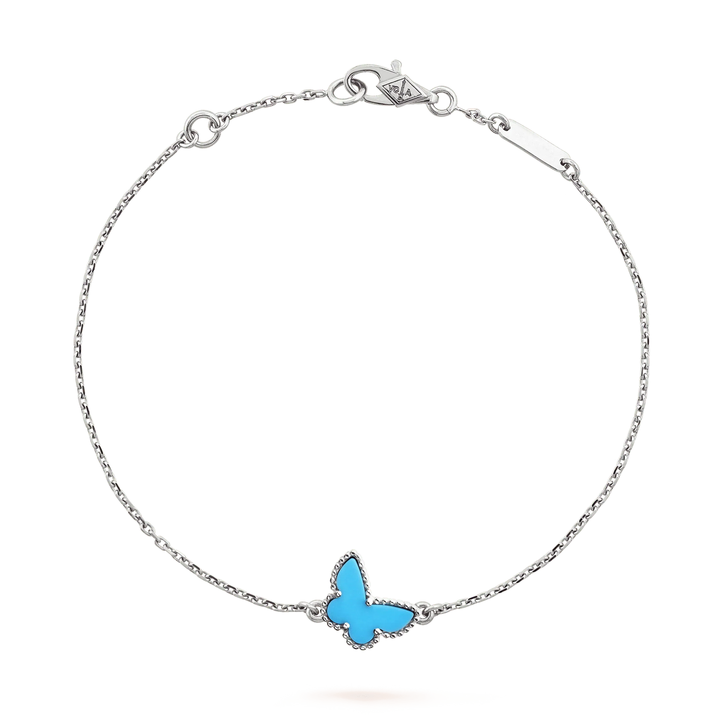 [Gaonasi]BUTTERFLY TURQUOISE BUTTERFLY BRACELET SILVER