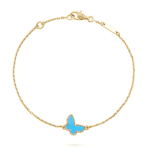 [Gaonasi]BUTTERFLY TURQUOISE BUTTERFLY BRACELET