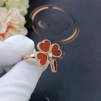 [Gaonasi]SWEET CLOVER CARNELIAN RING