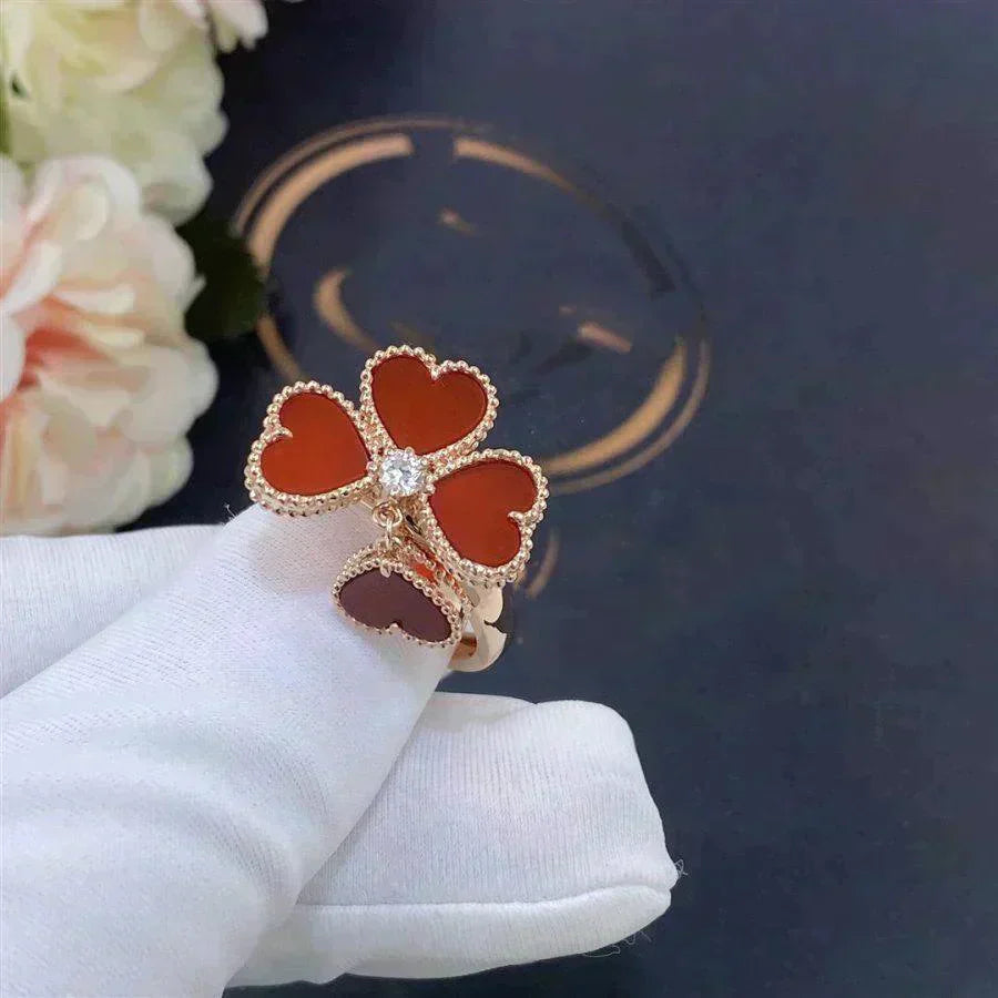 [Gaonasi]SWEET CLOVER CARNELIAN RING