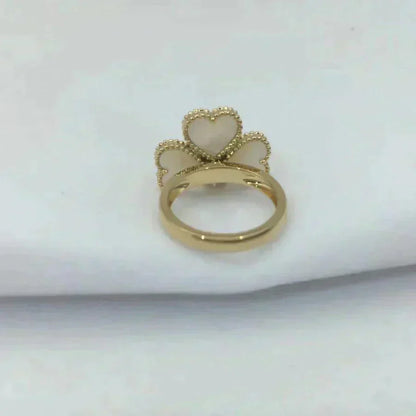 [Gaonasi]SWEET CLOVER WHITE MOP RING